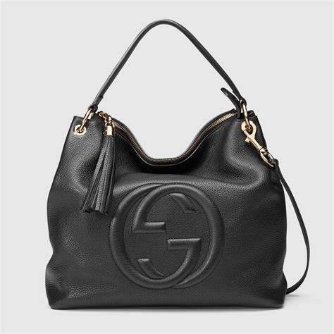 borsa gucci nera a spalla|borse gucci da donna.